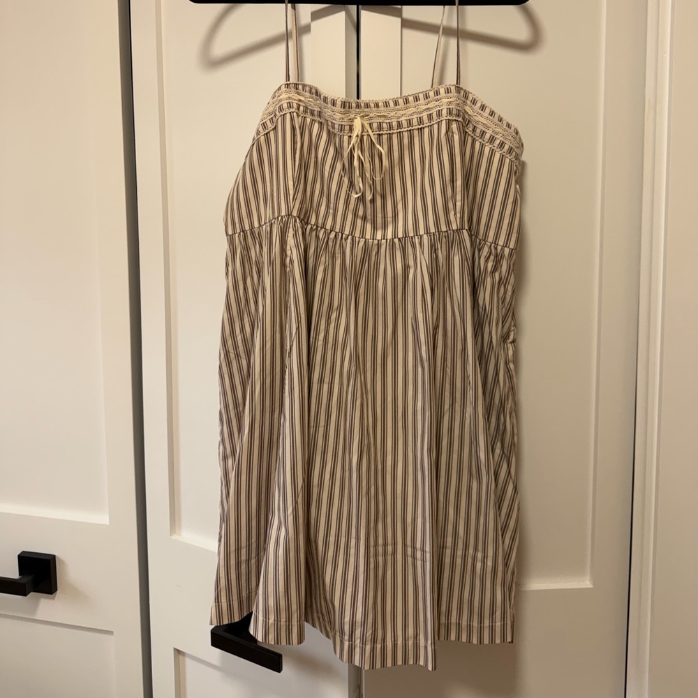 Abercrombie stripped romper dress